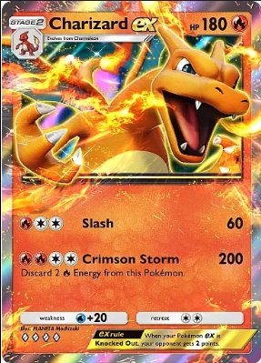 Charizard EX Card